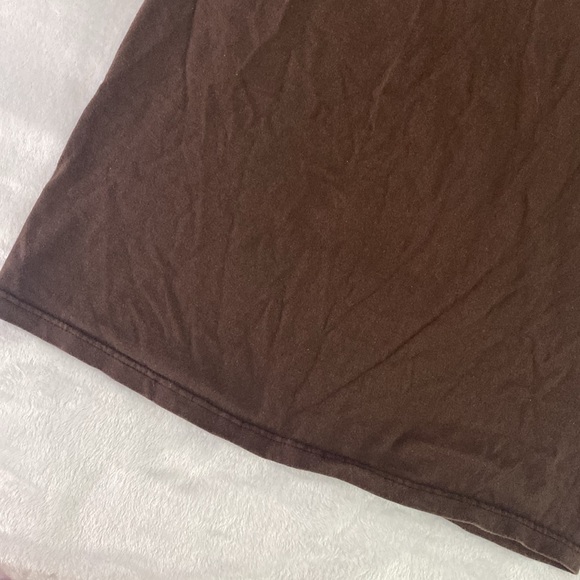 Brown muscle shirt / wide-shoulder tank top - Picture 12 of 16